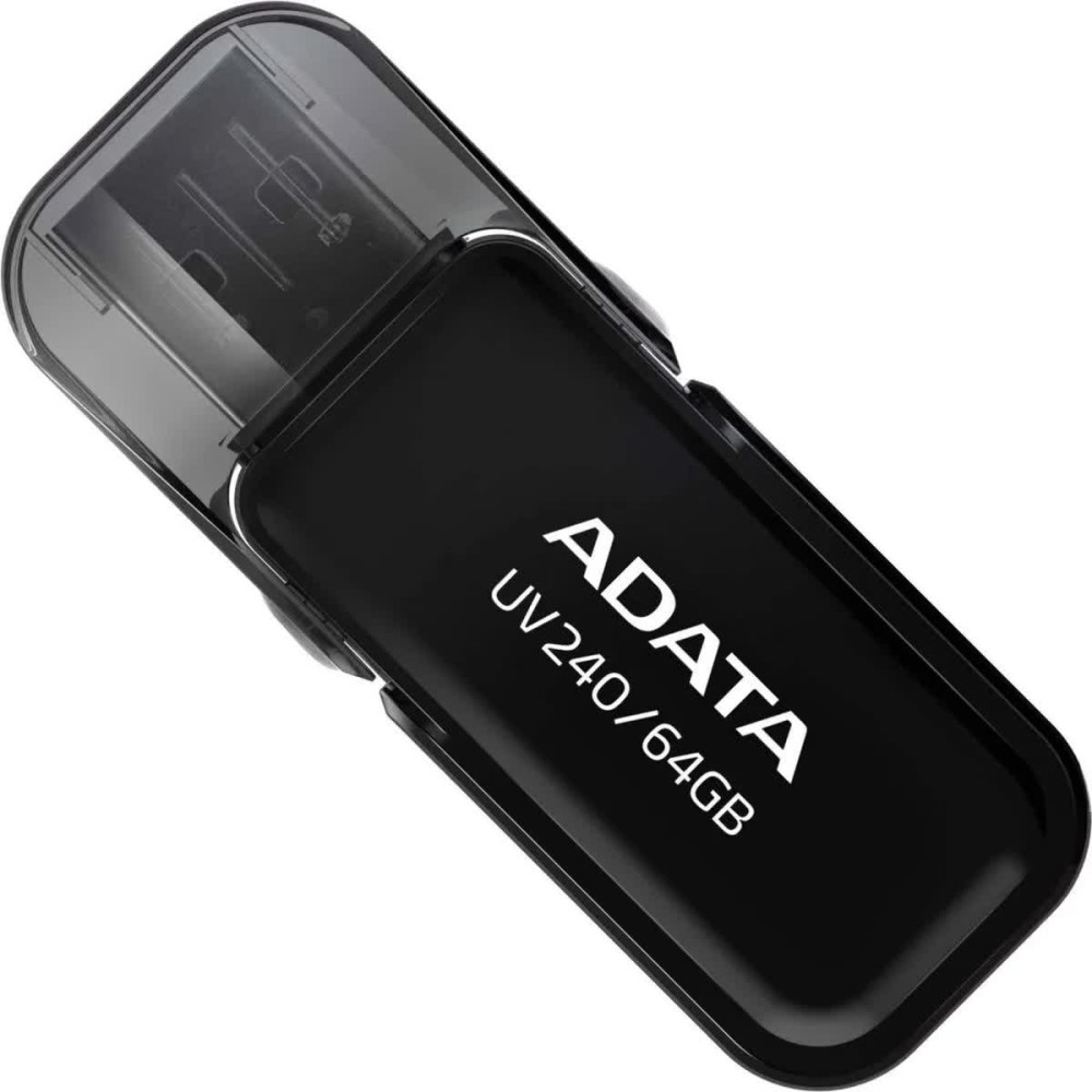 USB-���������� ADATA 64GB UV240 USB 2.0 Flash Drive Black