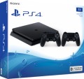   Sony PlayStation 4 Slim (1 TB) Black +   ()