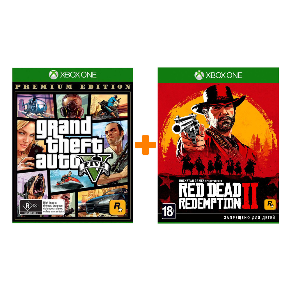 Набор «Rockstar Games» (GTA V. Premium Edition + RDR 2) для Xbox One ...