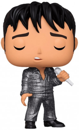  Funko POP Rocks: Elvis 68 Comeback Special Diamond Glitter Exclusive (9,5 )