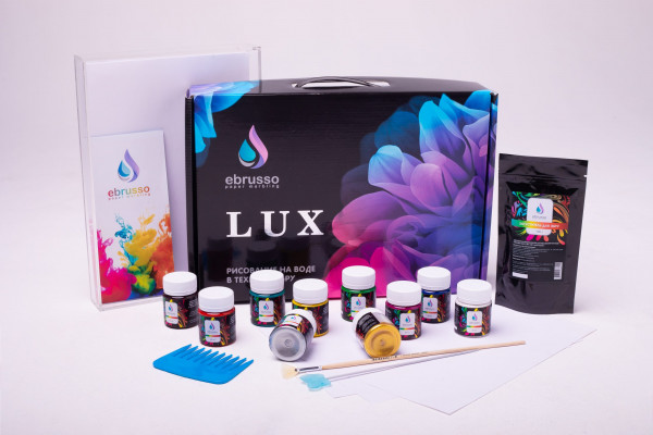 Творческий набор Рисование на воде в технике Эбру LUX-портфель