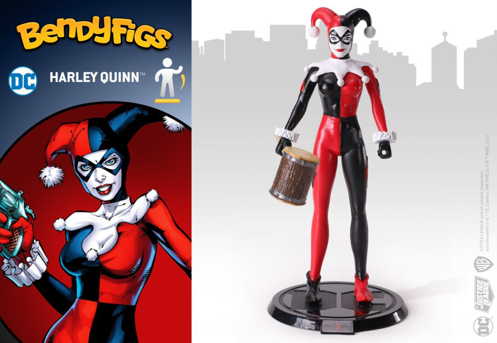 Фигурка Bendyfigs: DC Comics – Harley Quinn (19 см)