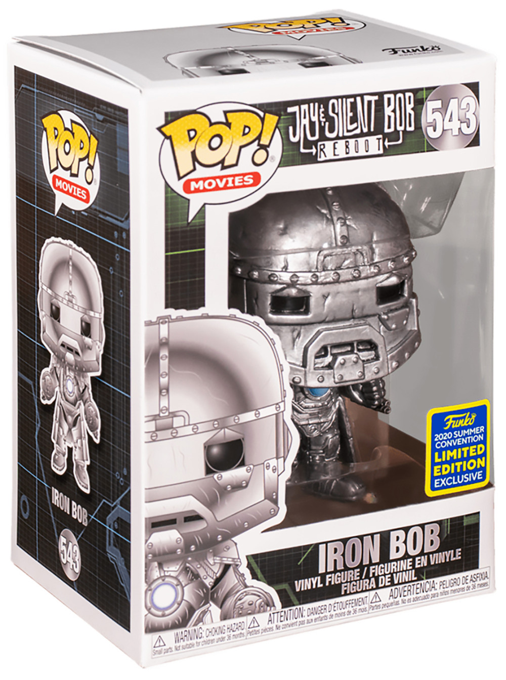  Funko POP Heroes: Jay And Silent Bob Reboot  Iron Bob Exclusive (9,5 )