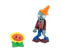    . Conehead Zombie with Sunflower Plants vs Zombies (8)