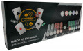 Набор для покера Фабрика покера в чёрном кейсе (500 фишек с номиналом)