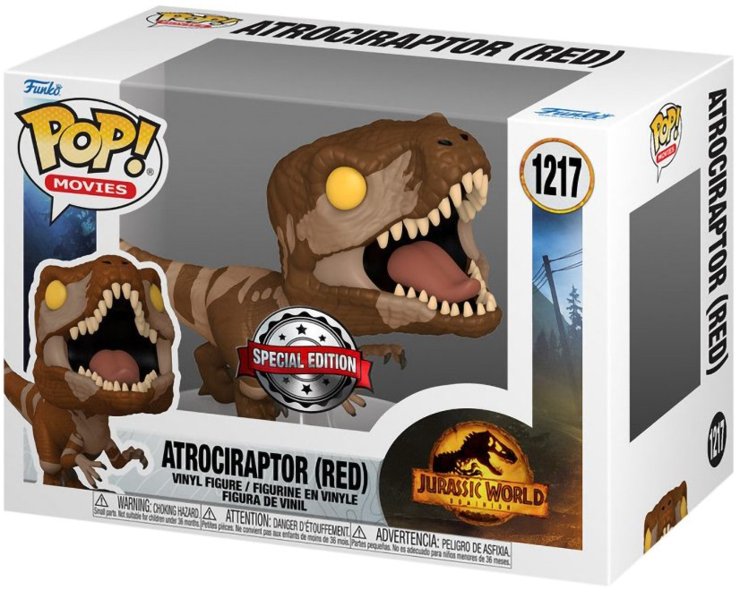  Funko POP Movies: Jurassic World Dominion  Atrociraptor (Red) Exclusive (9, 5 )