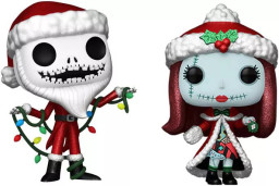  Funko POP Disney: The Nightmare Before Christmas  30th Jack And Sally Diamond Glitter Exclusive (2-Pack)