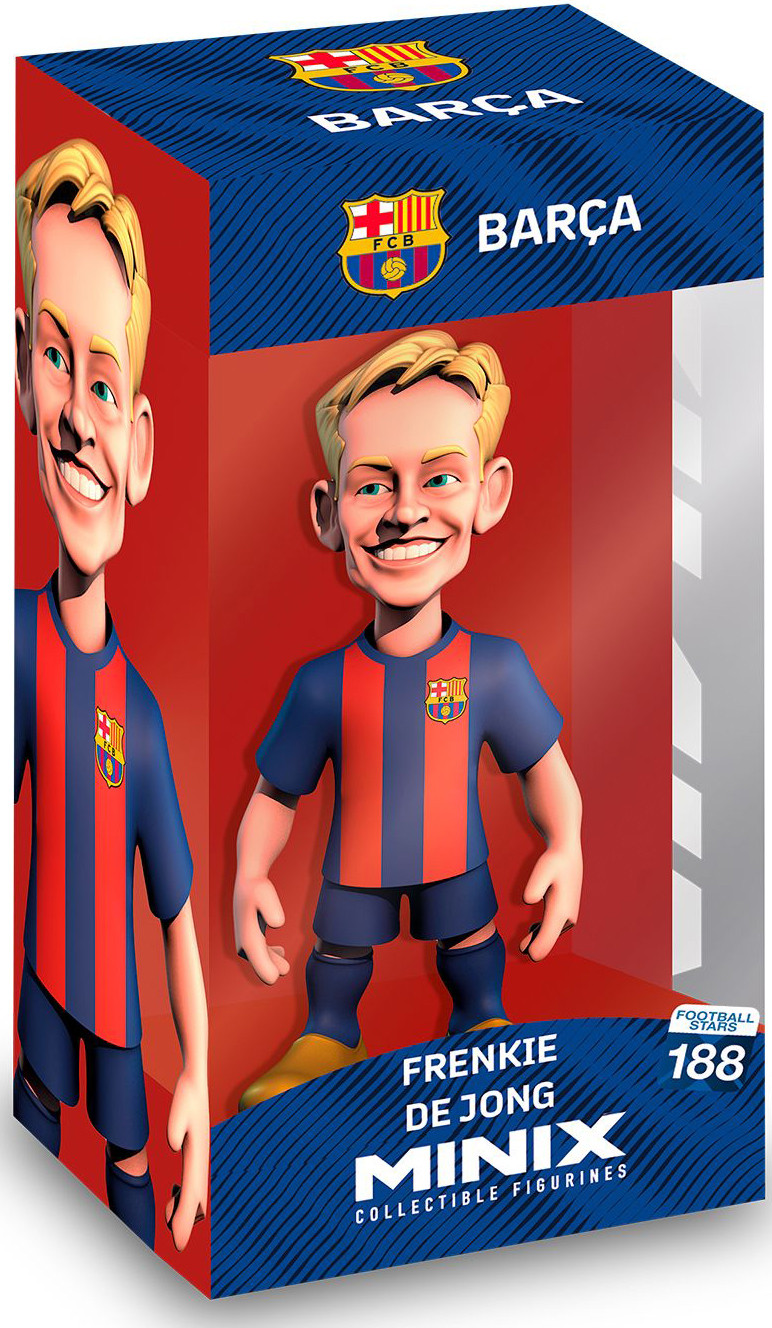Фигурка Minix Футболисты: Френки де Йонг – Barcelona Football Club (12 см)