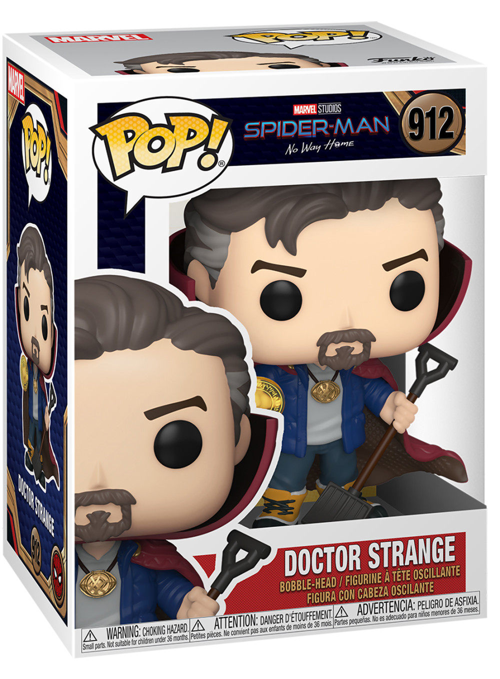  Funko POP Marvel: Spider-Man No Way Home  Doctor Strange Bobble-Head (9,5 )