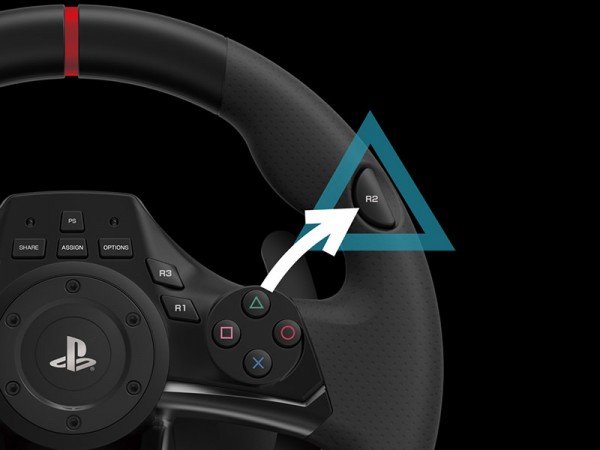 Гоночный руль Hori Racing Wheel Apex для PS4 / PS3