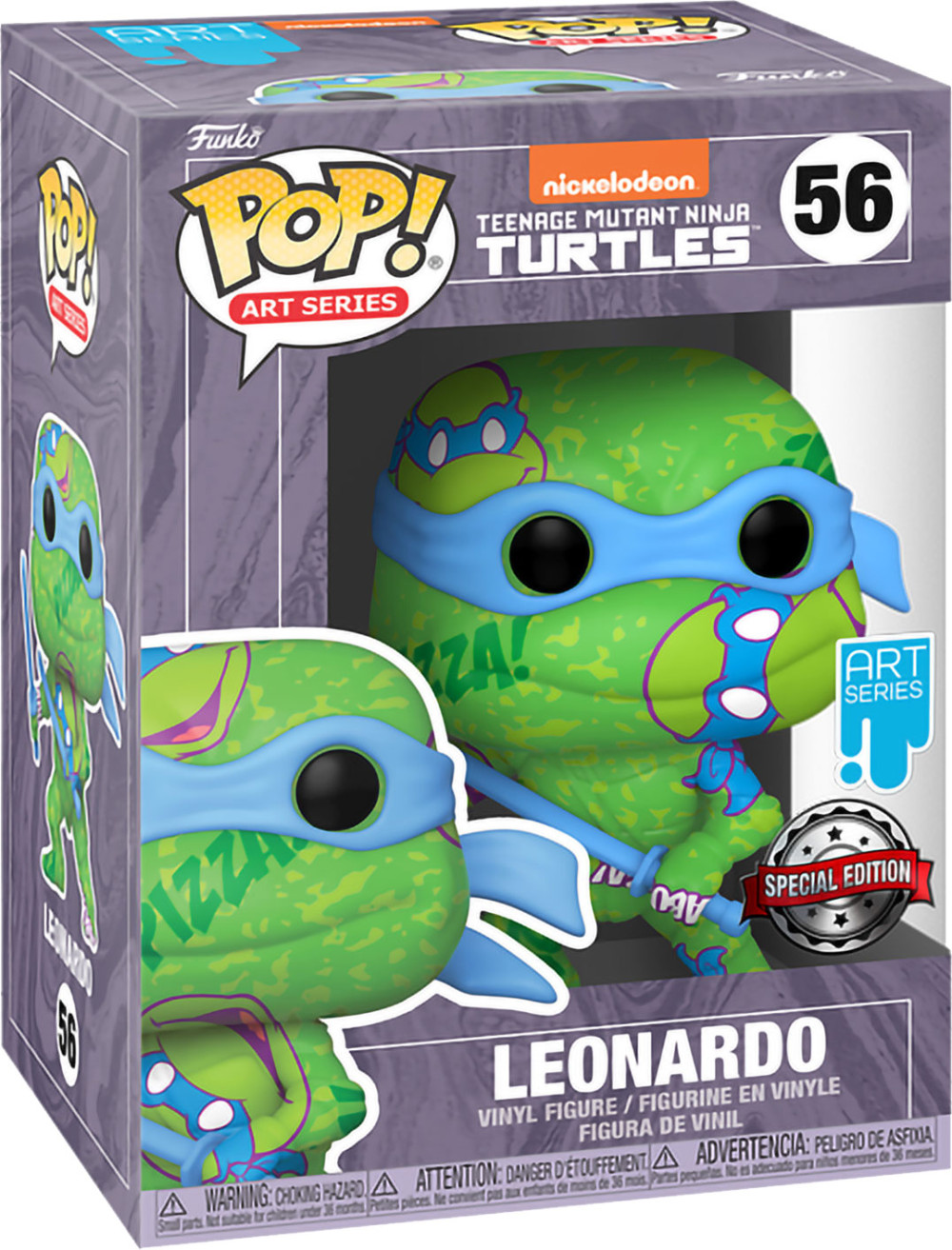  Funko POP Art Series Teenage Mutant Ninja Turtles: Leonardo With Case Exclusive (9,5 )