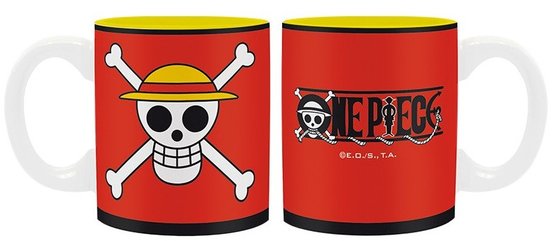Подарочный набор One Piece: Skull Luffy (кружка + стакан + подставка)
