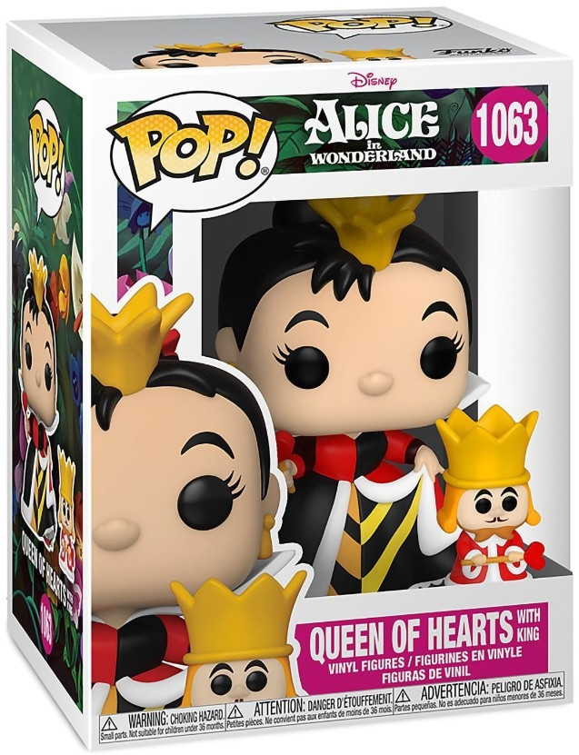 ������� Funko POP Disney: Alice In Wonderland 70th Anniversary � Queen Of Hearts With King (9,5 ��)
