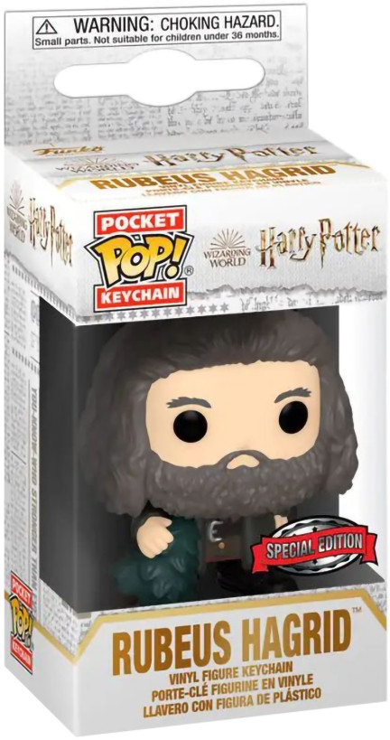 Брелок Funko Pocket POP: Harry Potter Holiday – Rubeus Hagrid Exclusive