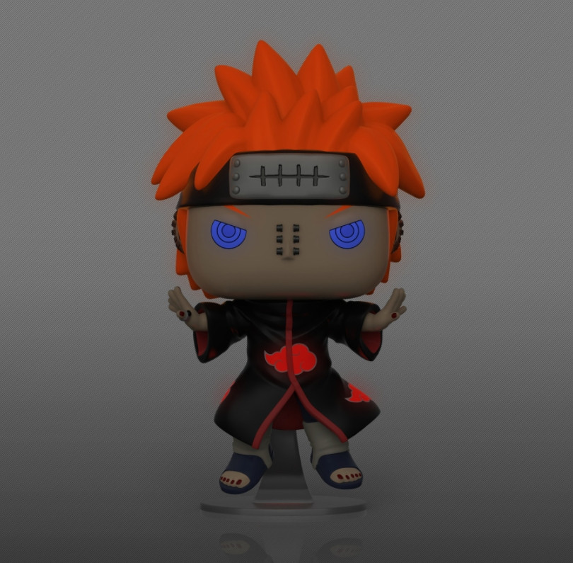  Funko POP Animation: Naruto Shippuden  Pain Almighty Push Glows In The Dark Exclusive (9,5 )