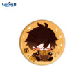  Genshin Impact: Chibi Geo  Archon Zhongli Cloth Badge