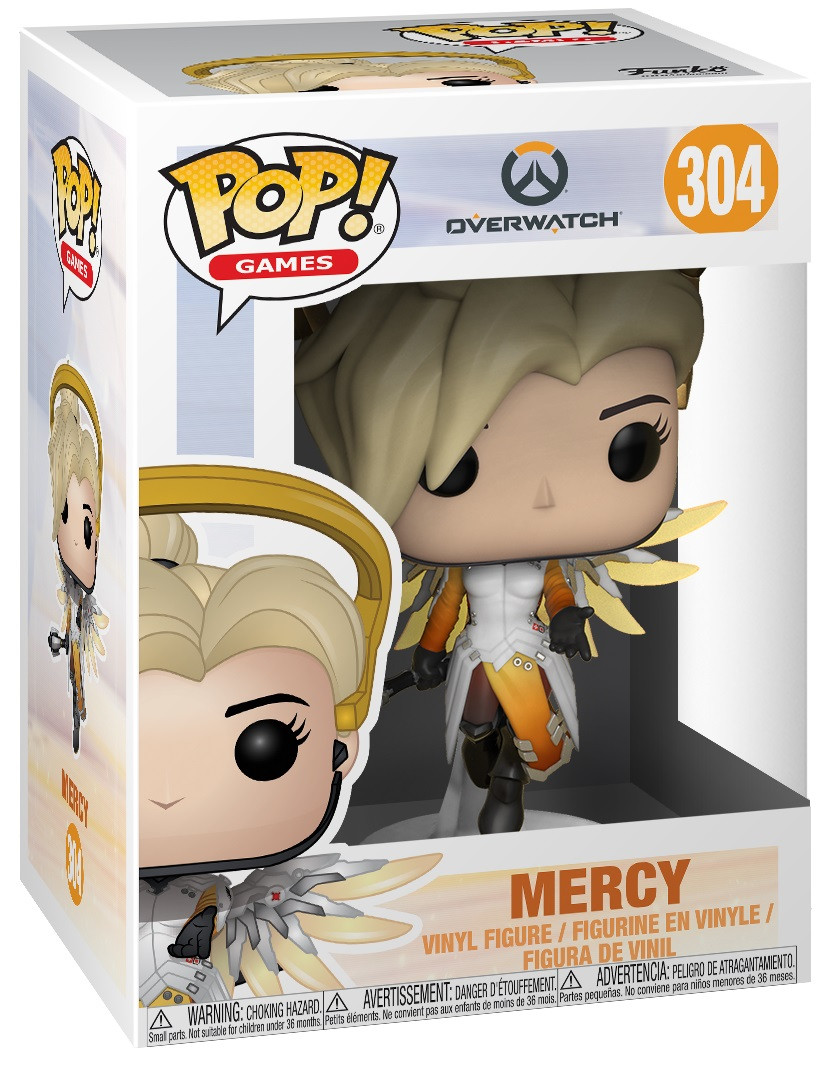 Фигурка Funko POP Games: Overwatch – Mercy (9,5 см)