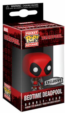  Funko POP Pocket: Deadpool  Bedtime Deadpool Bobble-Head Exclusive