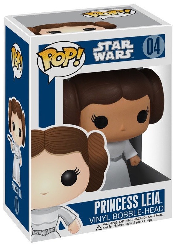 Фигурка Funko POP: Star Wars – Princess Leia Bobble-Head (9,5 см)