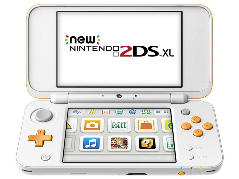 Игровая консоль New Nintendo 2DS XL (белый / оранжевый)