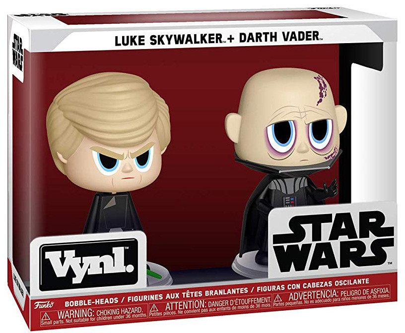  Funko Vynl: Star Wars  Luke Skywalker + Darth Vader (2-Pack)