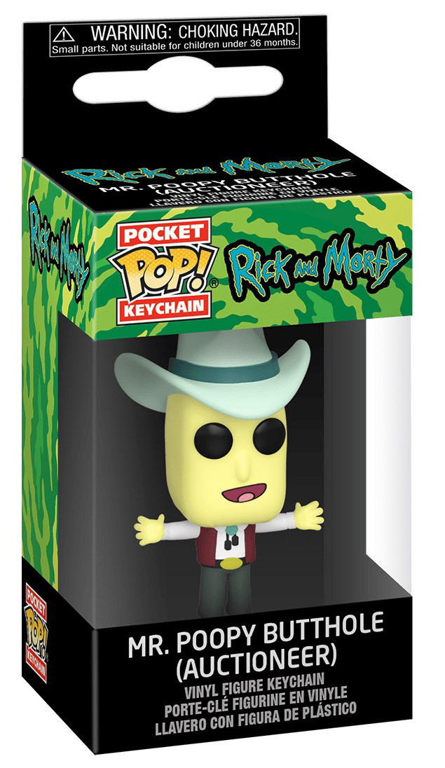  Funko POP: Rick & Morty  Mr. Poopy Butthole Auctioneer (4 )