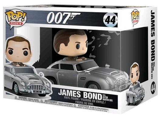 Фигурка Funko POP: Rides James Bond – Aston Martin & Sean Connery (9,5 см)
