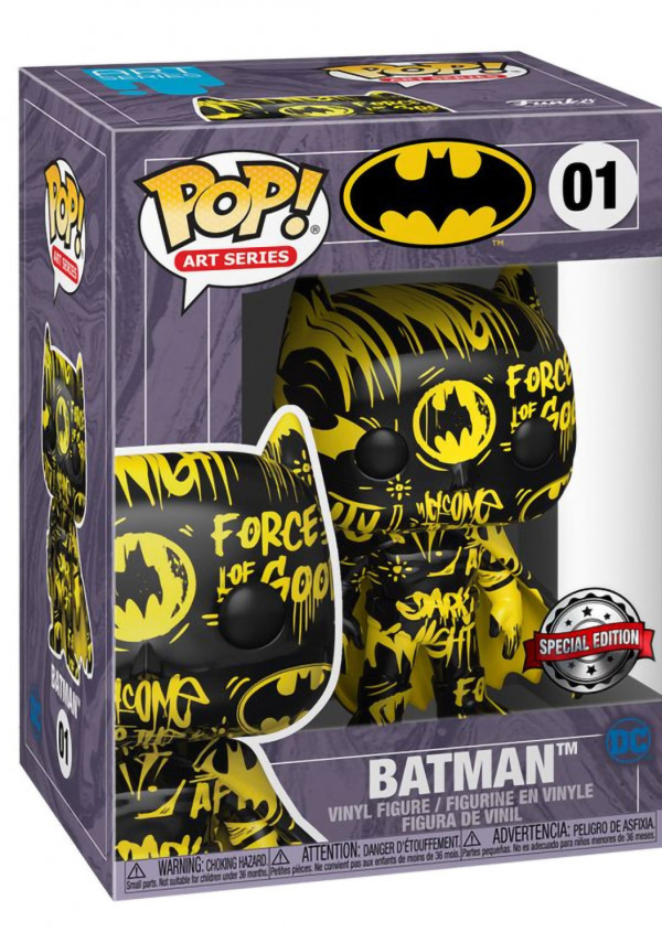Фигурка Funko POP Art Series: DC – Batman Black/Yellow With Chase Exclusive (9,5 см)