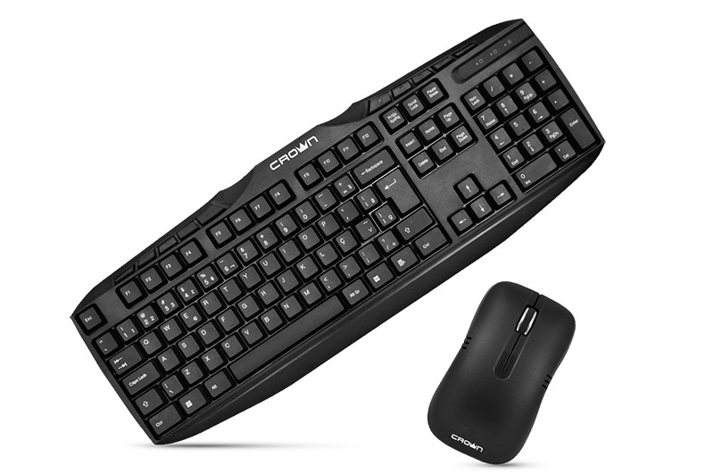 Клавиатура Crown CMMK-952W беспроводная + мышь Crown беспроводная для PC / Mac