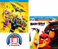 Lego: Бэтмен (Blu-ray 3D + 2D) (2 Blu-ray) / Angry Birds в кино (Blu-ray 3D + 2D) (2 Blu-ray) 