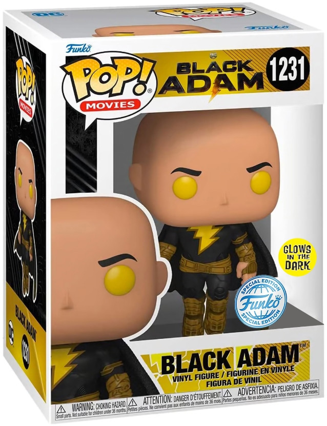 ������� Funko POP Movies: DC Black Adam � Black Adam (Flying) Exclusive (9,5 ��)