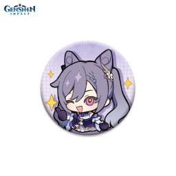  Genshin Impact: Chibi Expressions  Keqing Can Badge