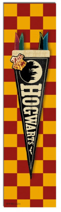 Закладка Harry Potter Hogwarts с резинкой
