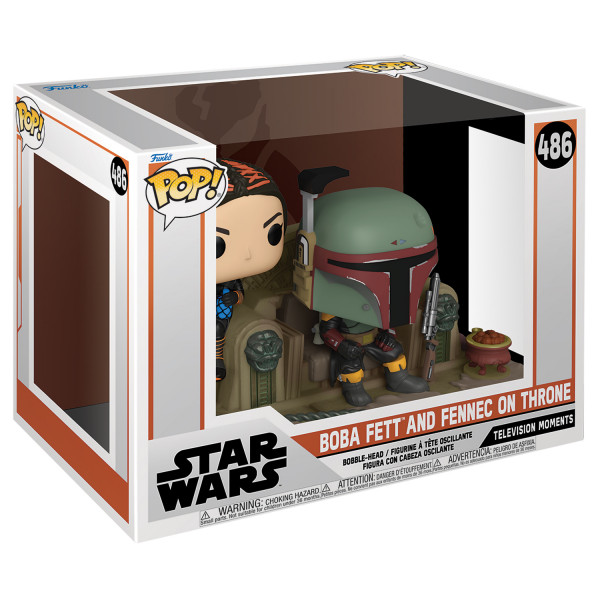 Фигурка Funko POP Star Wars: Mandalorian Boba Fett & Fennec Shand Mini Moments