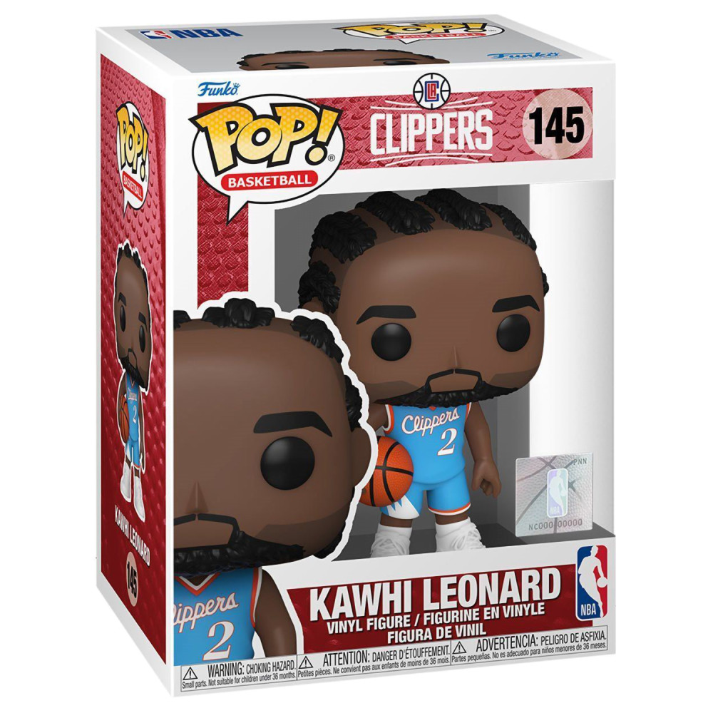  Funko POP Basketball NBA: Los Angeles  Clippers Kawhi Leonard [City Edition 21] (9,5 )