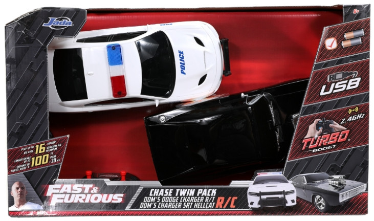 ����� ����� �� ��������������� The Fast & Furious: Dom's Dodge Charger + Dom's Dodge Charger Street Hellcat (������� 1:16) (2 ��.)