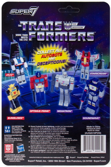 Фигурка ReAction Figure Transformers – Megatron (9 см)