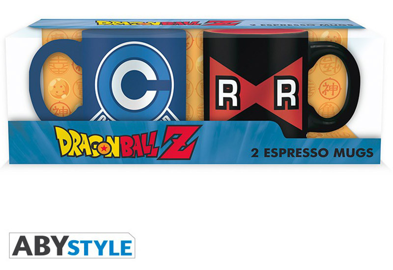 Набор кружек Dragon Ball Z: Capsule C Vs R Ribbon (110 мл)