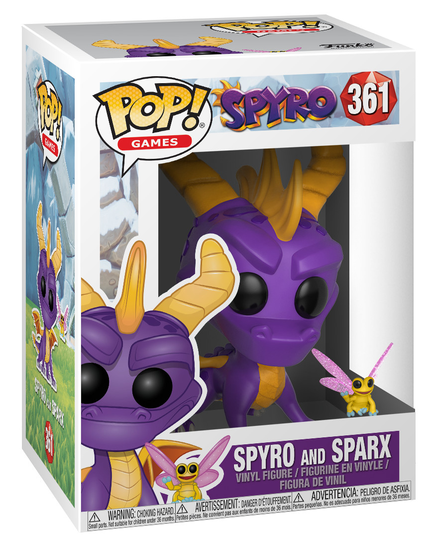  Funko POP Games: Spyro  Spyro And Sparx (9,5 )