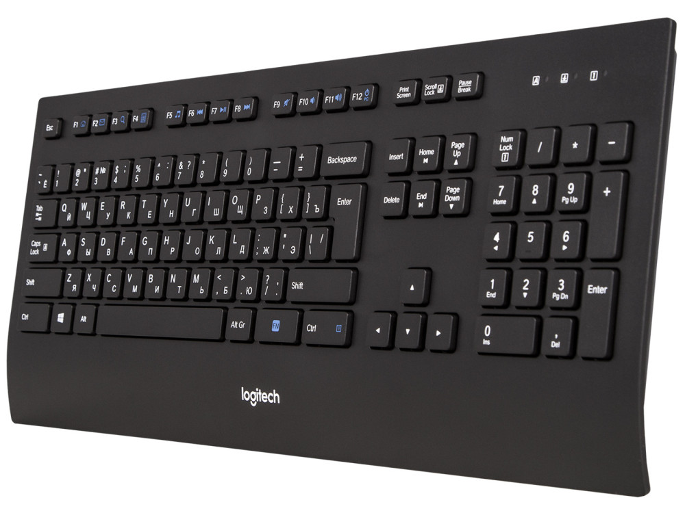  Logitech Keyboard K280e USB  PC () (920-005215)