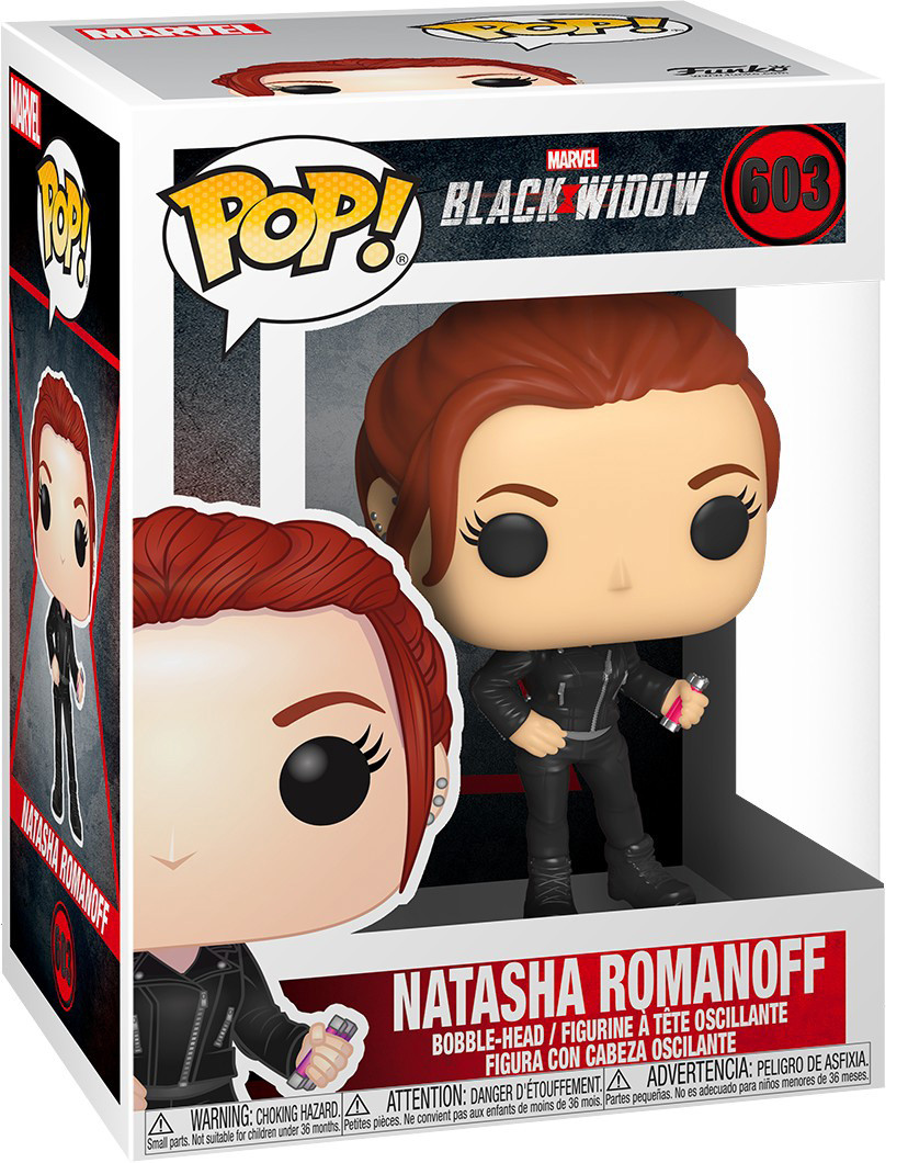  Funko POP: Marvel Black Widow  Natasha Romanoff Street Bobble-Head (9,5 )