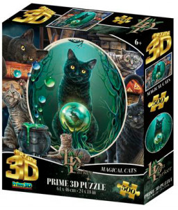 Super 3D Puzzle: Кошки (Magical Cats) (500 элементов)
