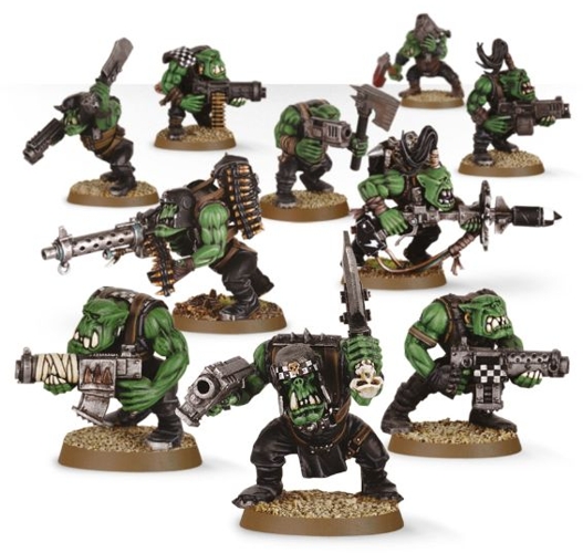 Набор миниатюр Warhammer 40,000 Ork Boyz