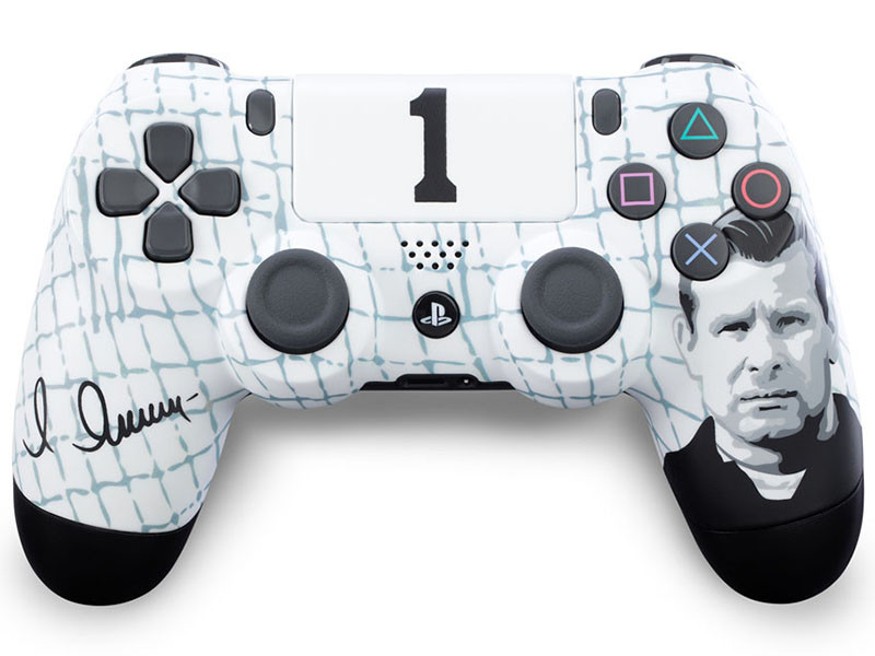 Геймпад DualShock 4 для PS4 беспроводной кастомизированный ФК Динамо «Чёрный паук» (RBW-DS041)