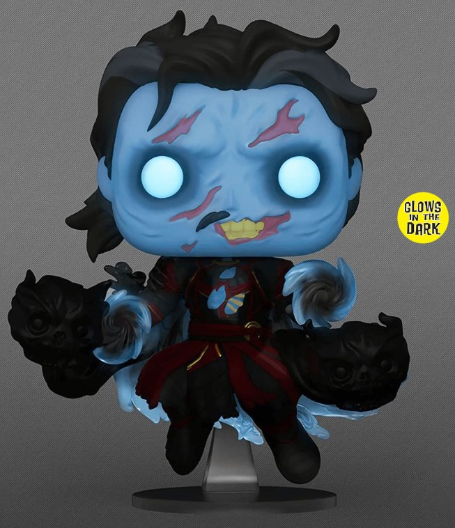  Funko POP Marvel: Doctor Strange In The Multiverse Of Madnes  Dead Strange Glows In The Dark Exclusive Bobble-Head (9,5 )