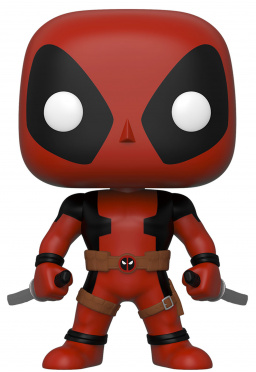  Funko POP: Marvel Deadpool  Deadpool With Two Swords (Red) Bobble-Head (25,4 )