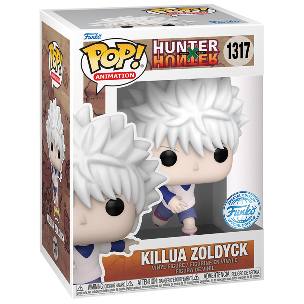 Фигурка Funko POP Animation: Hunter x Hunter – Killua Zoldyck With Skateboard Exclusive (9,5 см)