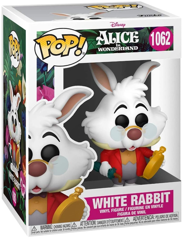 Фигурка Funko POP Disney: Alice In Wonderland 70th Anniversary – White Rabbit With Watch (9,5 см)