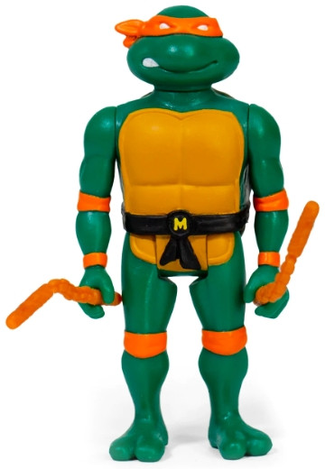  ReAction Figure Teenage Mutant: Ninja Turtles  Michelangelo (9 )