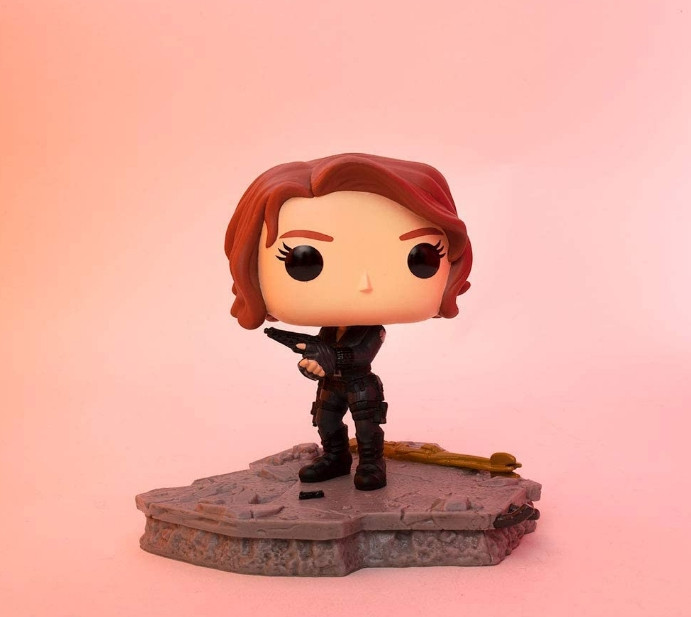  Funko POP Marvel Avengers: Assemble  Black Widow Deluxe Bobble-Head Exclusive (9,5 )